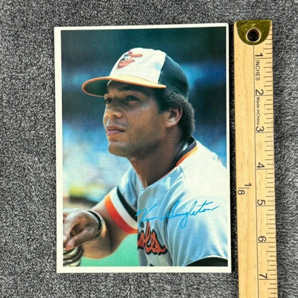 1980 Topps Ken Singleton Baltimore Orioles #11 Oversized Baseball Card 5x7 - Picture 3 of 4